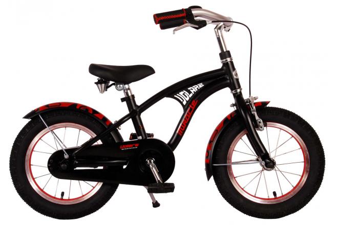 Load image into Gallery viewer, Volare Miracle Cruiser Kinderfiets - Jongens - 14 inch - Mat Zwart - Prime Collection