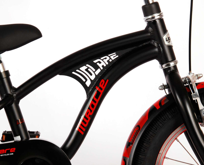 Load image into Gallery viewer, Volare Miracle Cruiser Kinderfiets - Jongens - 14 inch - Mat Zwart - Prime Collection