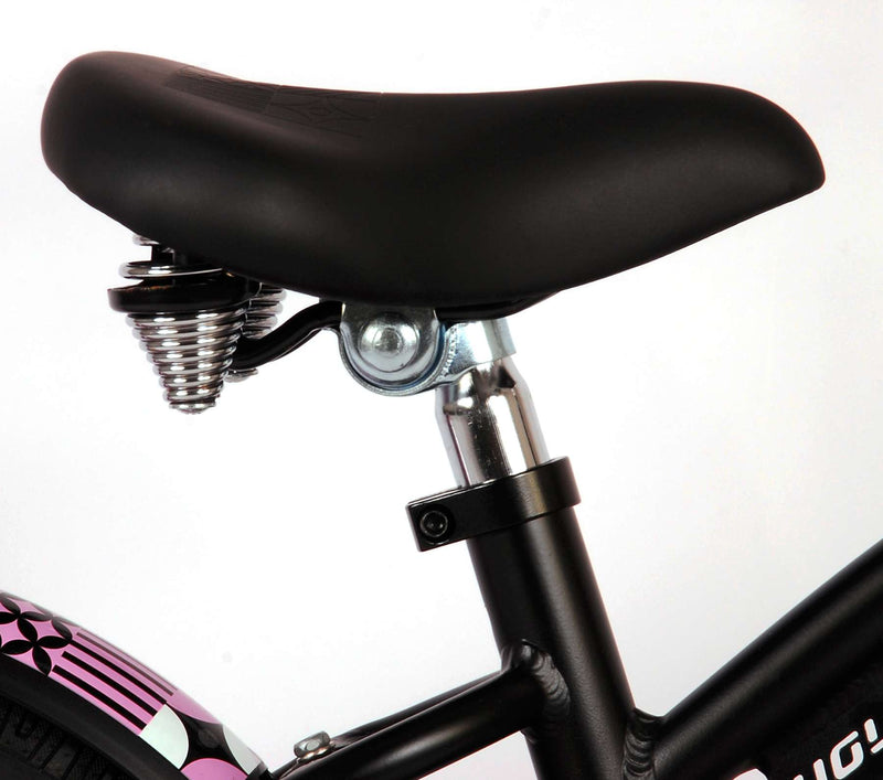 ギャラリービューアに画像をロードする, Volare Miracle Kinderfiets - Meisjes - 14 inch - Mat Zwart - Prime Collection