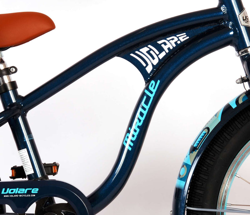 Load image into Gallery viewer, Volare Miracle Cruiser Kinderfiets Jongens 18 inch Mat Blauw Prime Collection