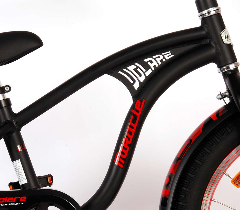 Load image into Gallery viewer, Volare Miracle Cruiser Kinderfiets - Jongens - 18 inch - Mat Zwart - Prime Collection