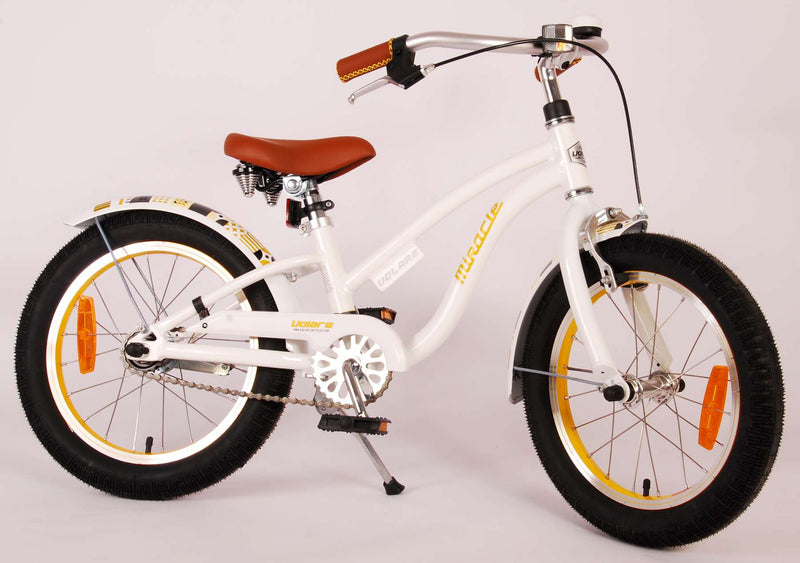 Chargez l'image dans la visionneuse de la galerie, Volare Miracle Cruiser Kinderfiets - Meisjes - 16 inch - Wit - Prime Collection