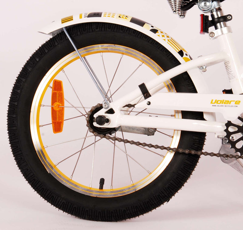 ギャラリービューアに画像をロードする, Volare Miracle Cruiser Kinderfiets - Meisjes - 16 inch - Wit - Prime Collection