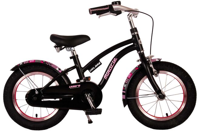 Load image into Gallery viewer, Volare Miracle Kinderfiets - Meisjes - 14 inch - Mat Zwart - Prime Collection