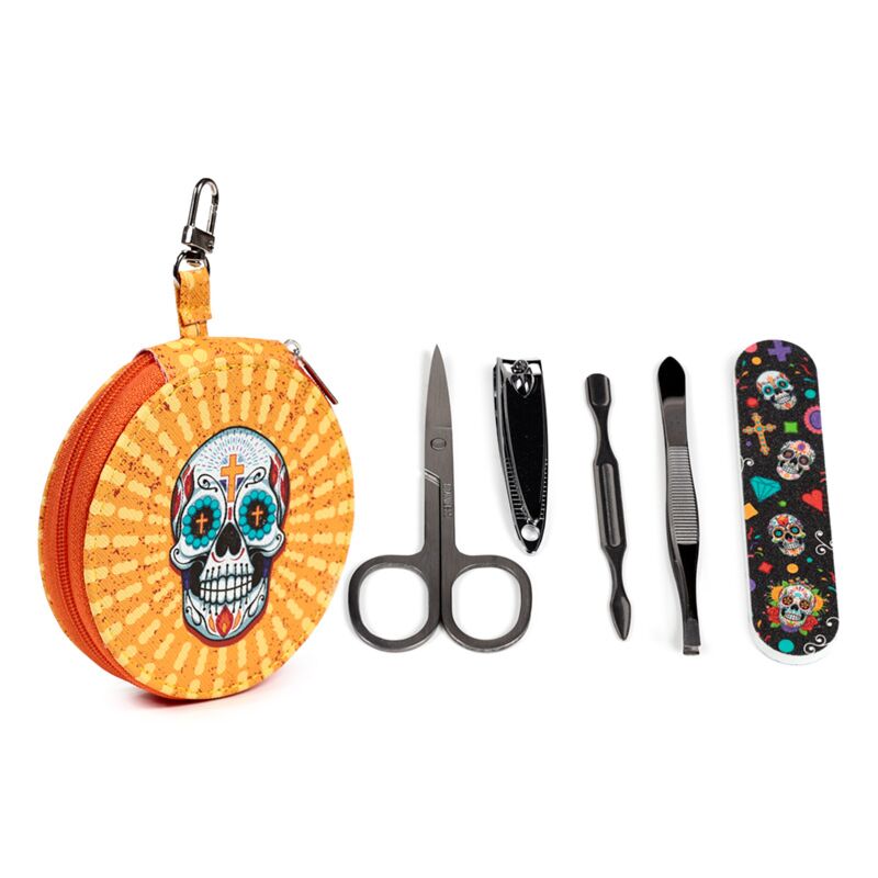ギャラリービューアに画像をロードする, Dia de los muertos 5-delige manicureset met rits