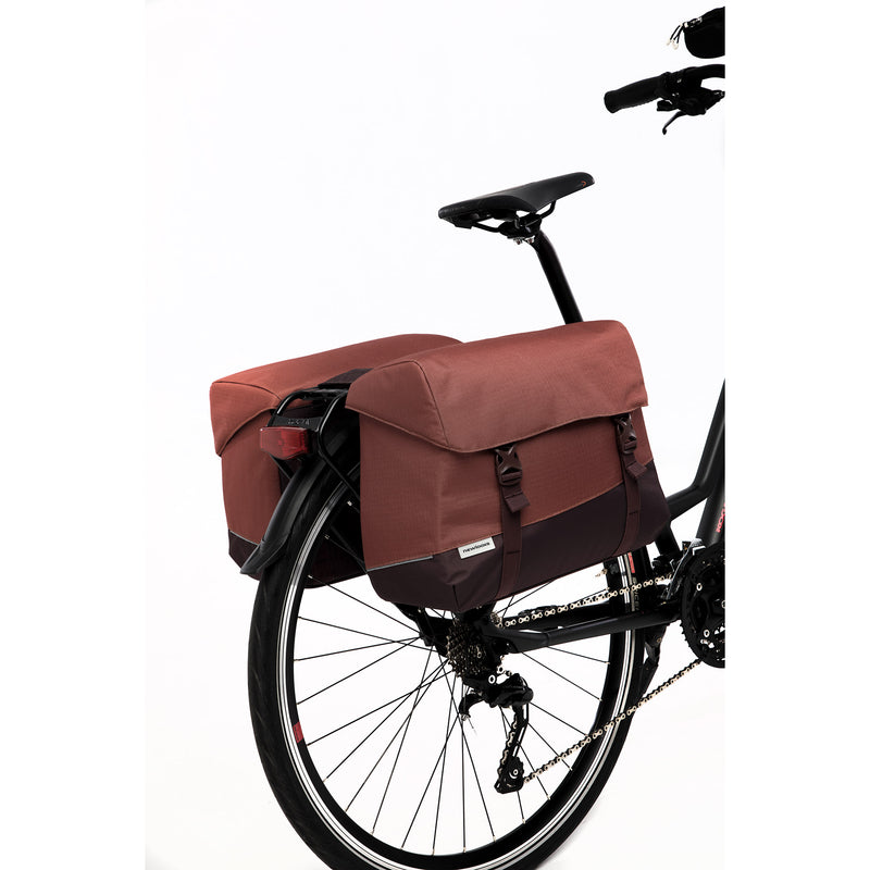 Afbeelding laden in galerijviewer, Newlooxs tas new looxs joli dubbel | oslo | bordeaux rood | 37l