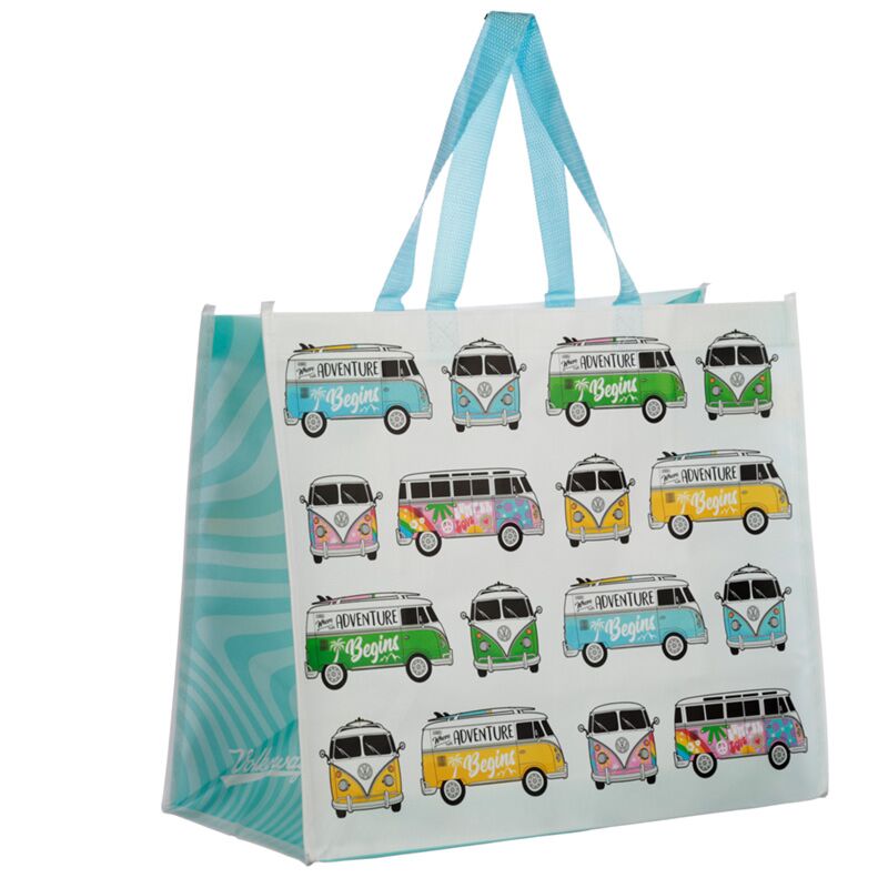 Cargue la imagen en el visor de la galería, Volkswagen busje vw t1 summer duurzame shopper tas