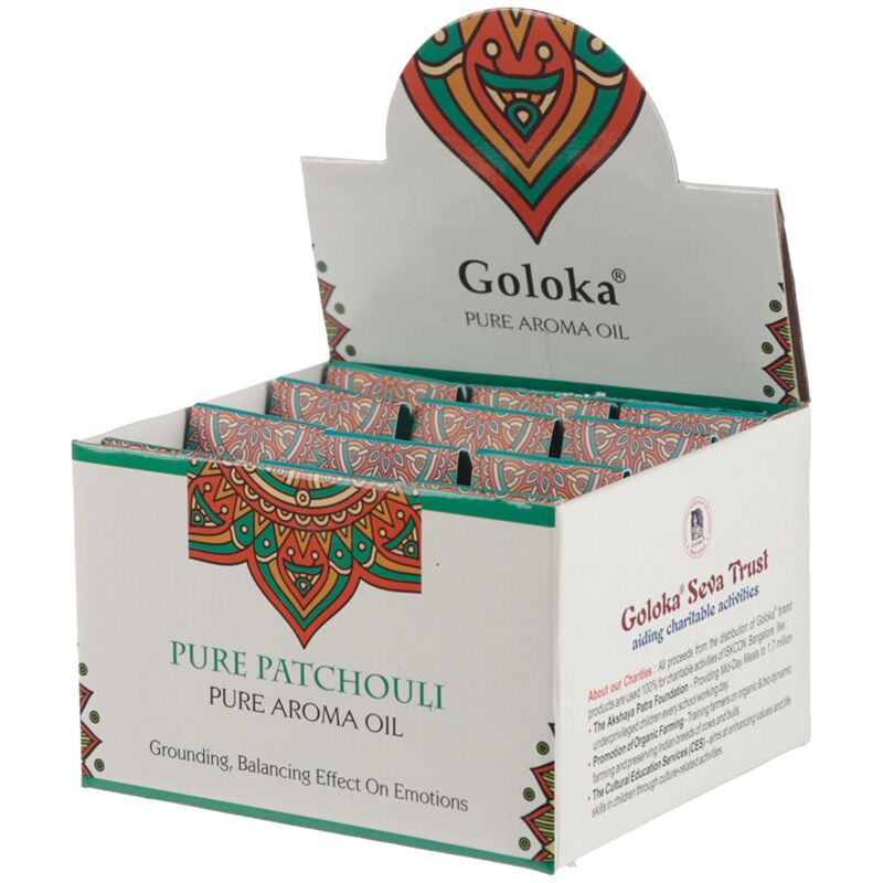 Laden Sie das Bild in Galerie -Viewer, Pure patchouli 10ml - goloka geurolie
