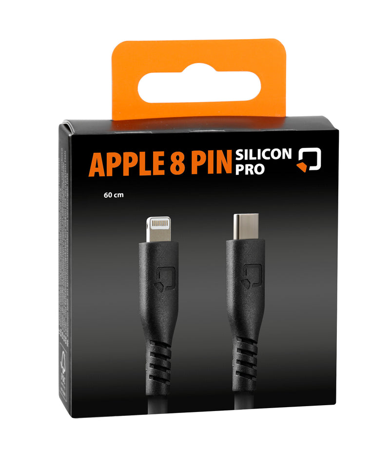 Load image into Gallery viewer, Optiline siliconen kabel usb type c > apple 8 pin - 60 cm