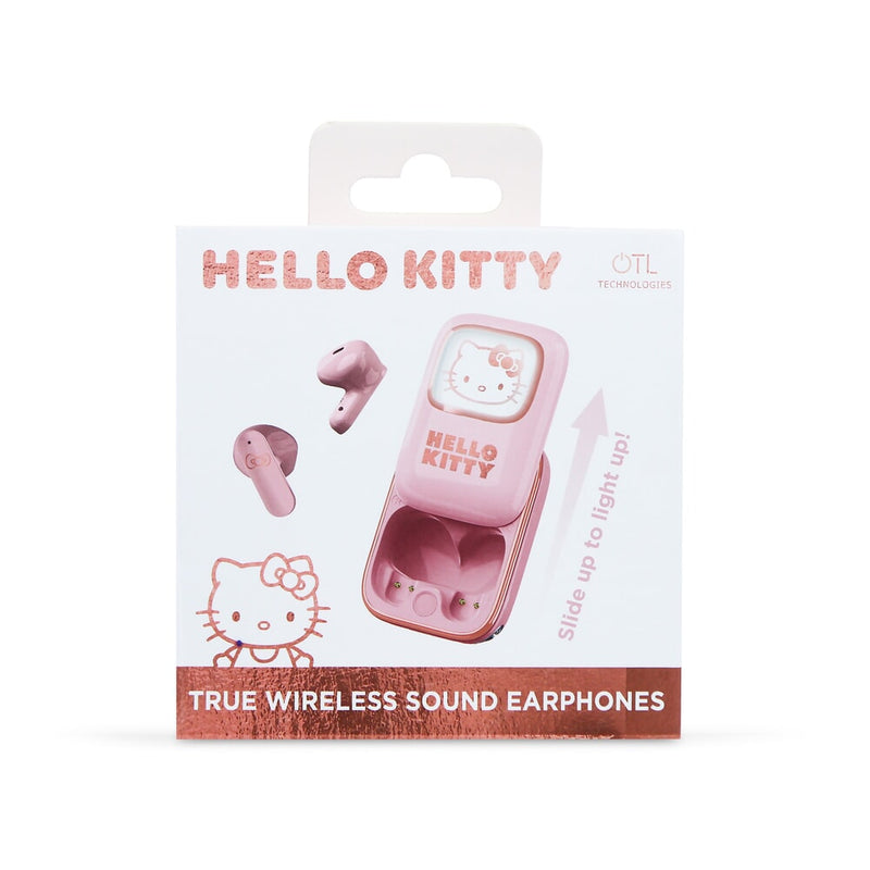 Load image into Gallery viewer, Otl technologies bluetooth slide tws earphones hello kitty (hk1281)