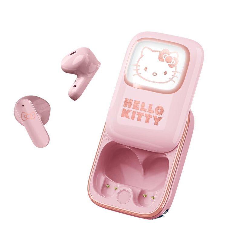 Load image into Gallery viewer, Otl technologies bluetooth slide tws earphones hello kitty (hk1281)
