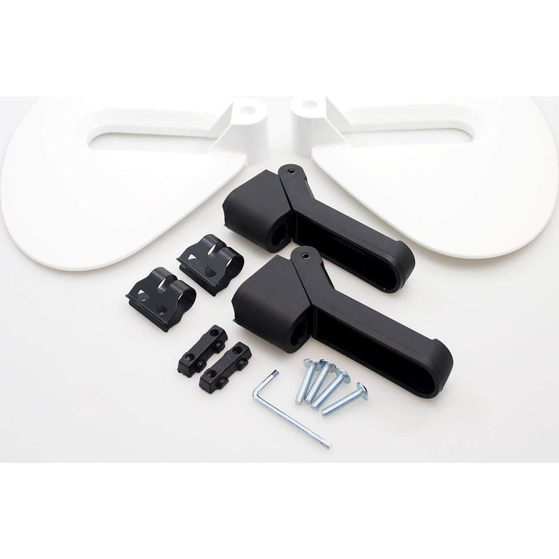 Load image into Gallery viewer, Protectiekit en voetrusten Guppy Junior - wit