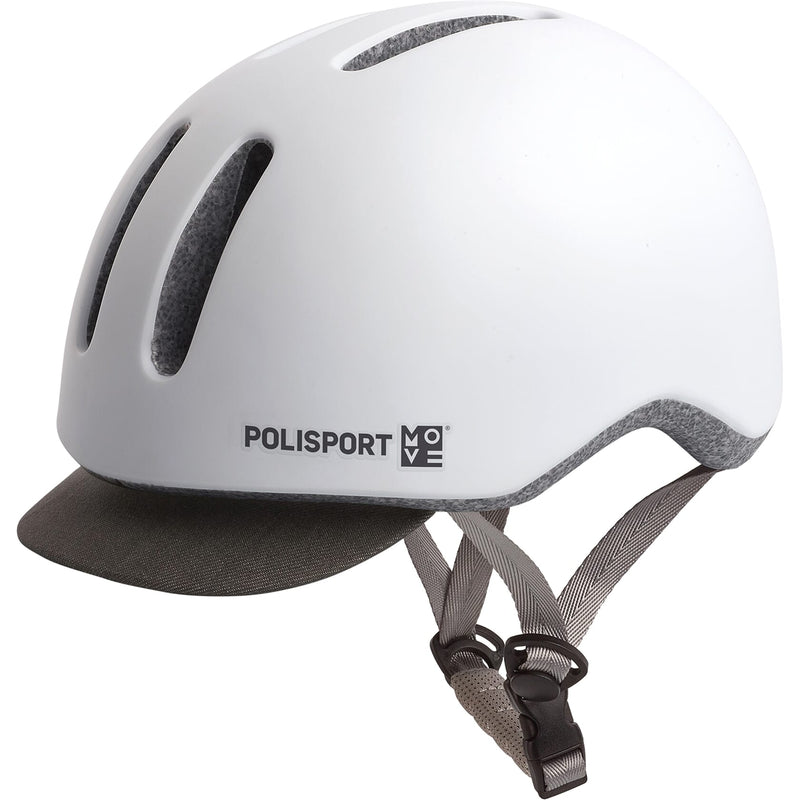 Load image into Gallery viewer, Polisport helm Commuter mat wit grijs L 58-61cm