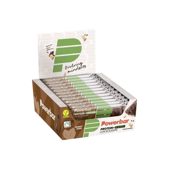 Laden Sie das Bild in Galerie -Viewer, Powerbar protein+ vegan (12 x 42gr) - peanut chocolate