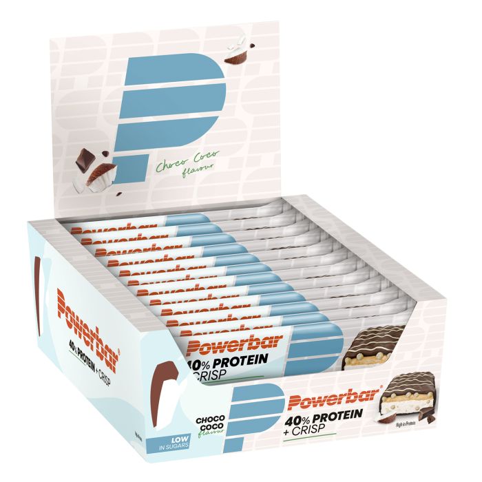 Laden Sie das Bild in Galerie -Viewer, Powerbar 40% protein+ crisps (12 x 40gr) - choco coco