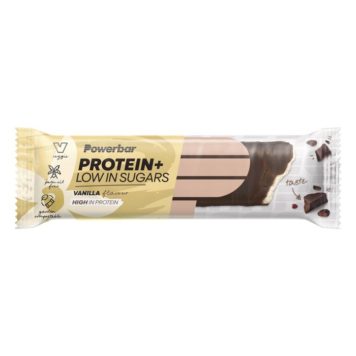 Laden Sie das Bild in Galerie -Viewer, Powerbar protein+ low in sugar (30 x 35gr) - vanilla