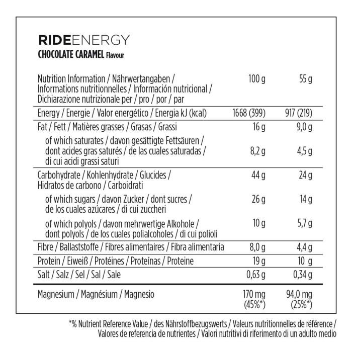 Laden Sie das Bild in Galerie -Viewer, Powerbar ride energy (18 x 55gr) - chocolate-caramel