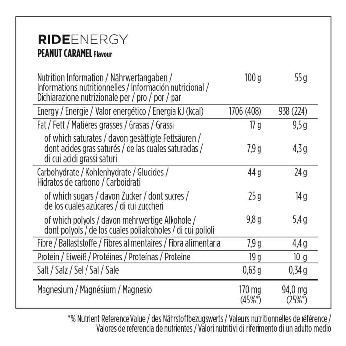 Laden Sie das Bild in Galerie -Viewer, Powerbar ride energy (18 x 55gr) - peanut-caramel