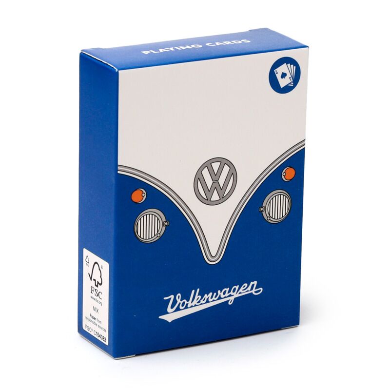 Cargue la imagen en el visor de la galería, Blauwe volkswagen busje vw t1 speelkaarten