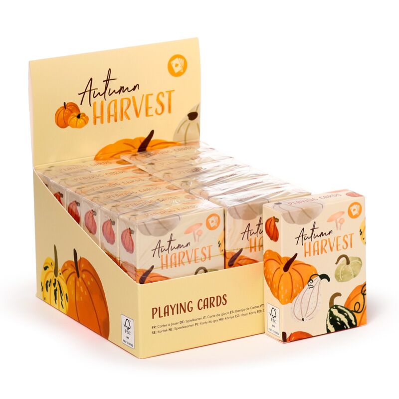 ギャラリービューアに画像をロードする, Autumn harvest speelkaarten kaartspel