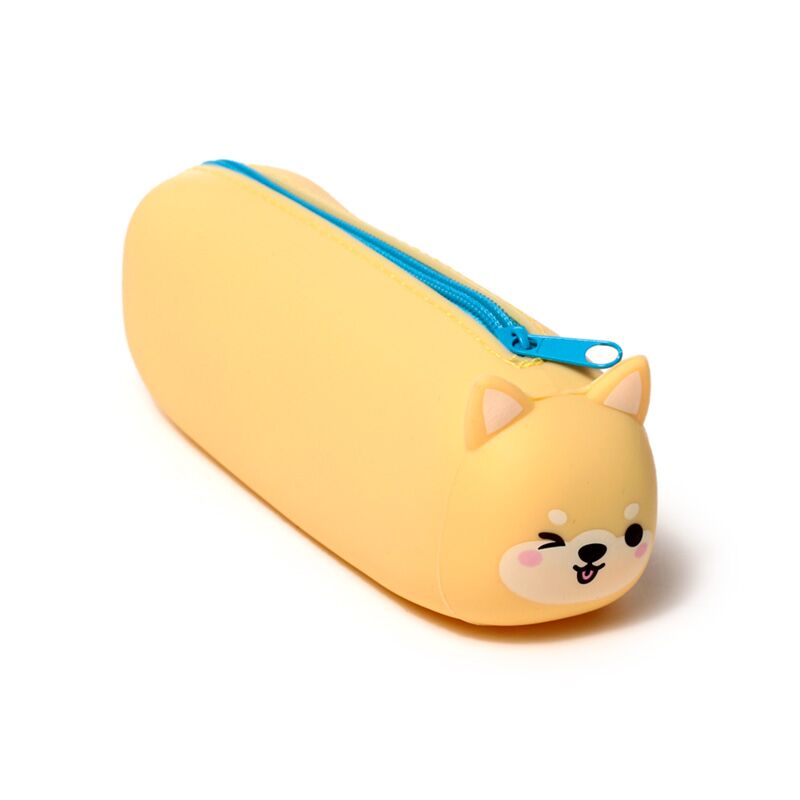 ギャラリービューアに画像をロードする, Adoramals shiba inu hond siliconen potloodetui