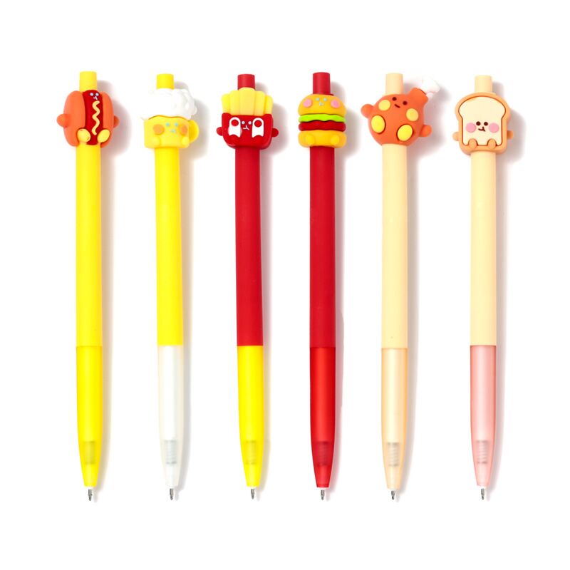 Laden Sie das Bild in Galerie -Viewer, Foodiemals fast food fijnschrijver pen - zwart