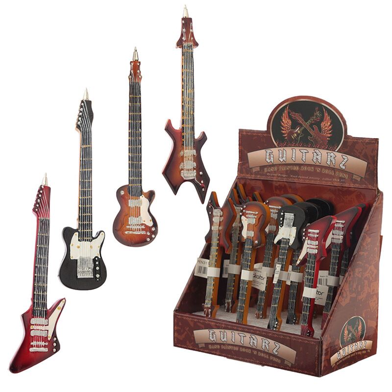 ギャラリービューアに画像をロードする, Rock gitaar kunsthars pen - zwart