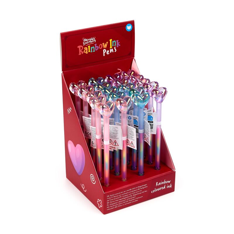 Load image into Gallery viewer, Amore hart regenboog inkt pen