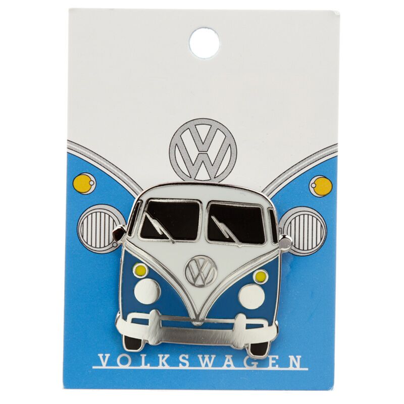 Load image into Gallery viewer, Union volkswagen busje vw t1 blauw emaille button badge
