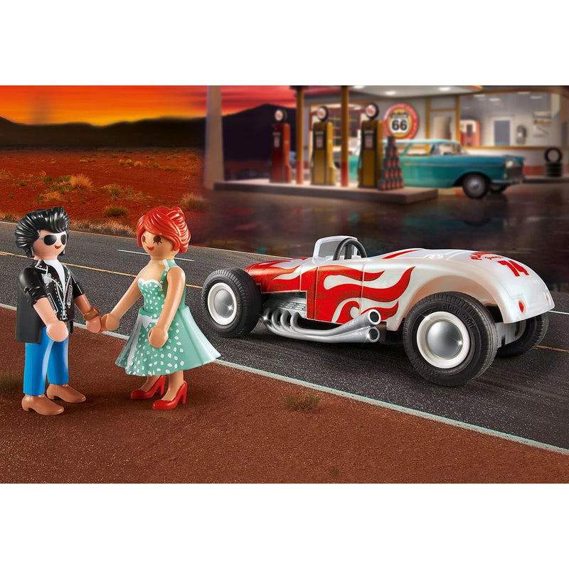 Load image into Gallery viewer, Playmobil City Life Starterpack Hot Rod 71078