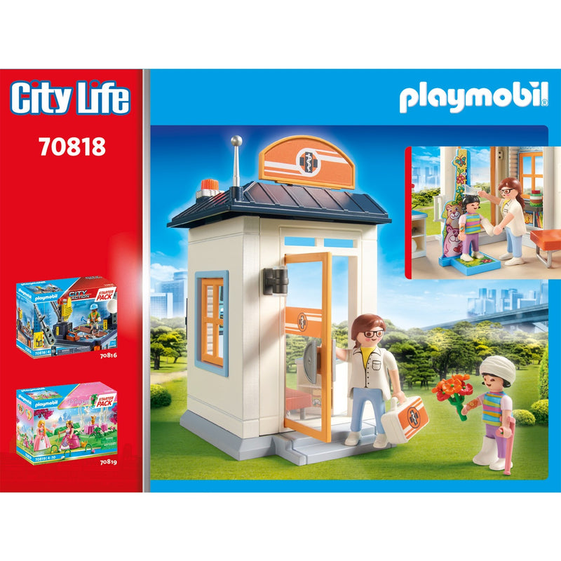 Load image into Gallery viewer, Playmobil City Life Starterset Kinderarts 70818