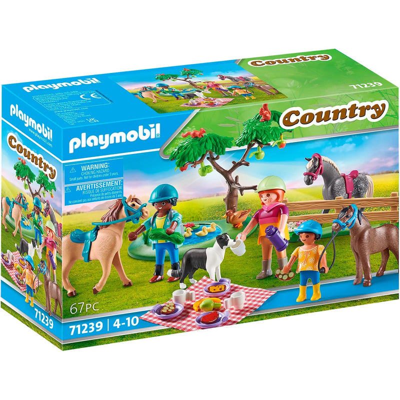 Load image into Gallery viewer, PLAYMOBIL Country 71239 Picknick excursie met paarden