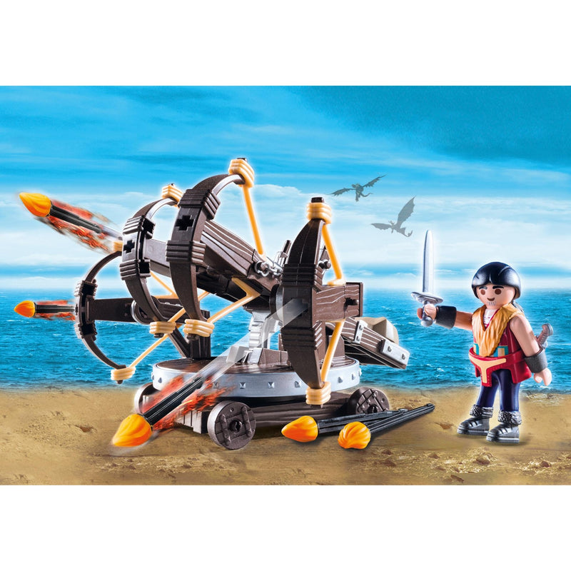 Load image into Gallery viewer, PLAYMOBIL Dragons Eret met viervoudige ballista