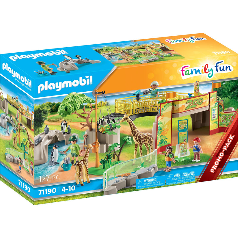 Load image into Gallery viewer, PLAYMOBIL Family Fun Avontuurlijke dierentuin