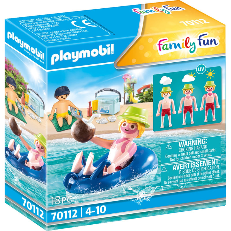 Load image into Gallery viewer, PLAYMOBIL Family Fun Badgast met Zwembanden 70112
