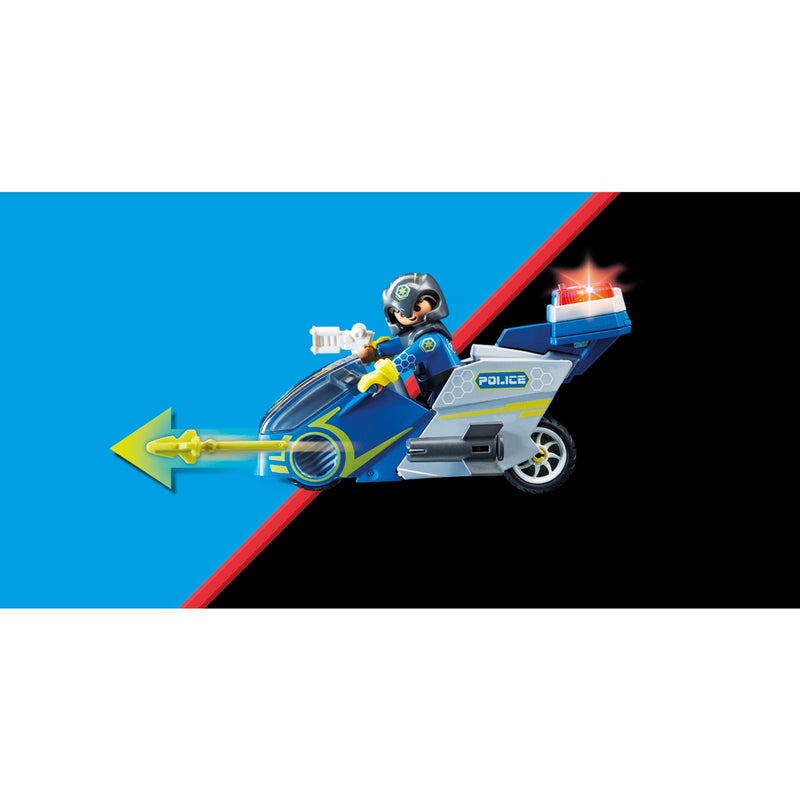 Load image into Gallery viewer, PLAYMOBIL Galaxy Police Galaxy politiemotorfiets