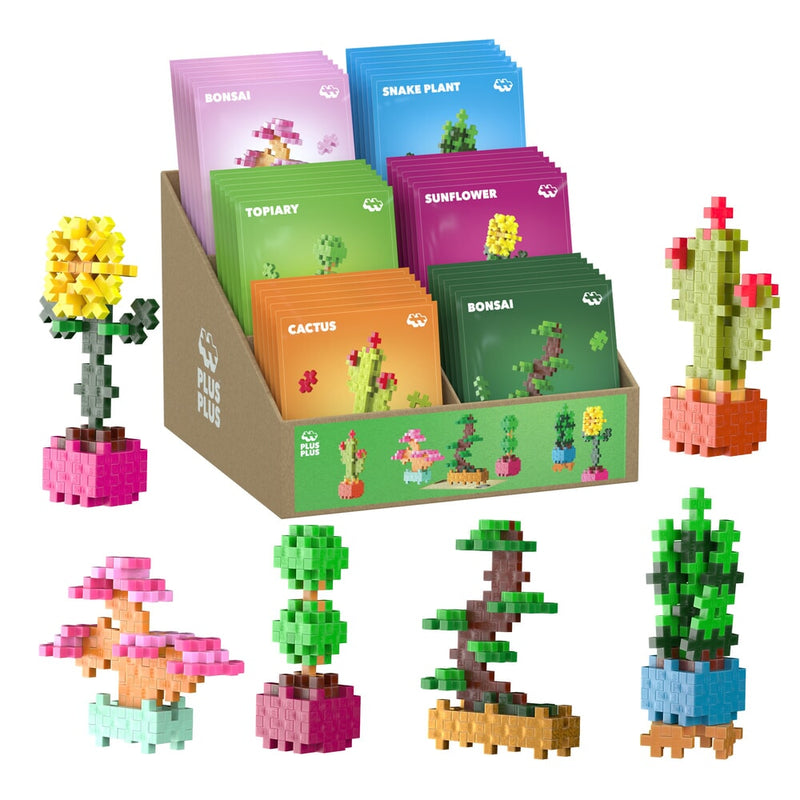 Cargue la imagen en el visor de la galería, Plus plus plant packs - display (36 pcs) plus-plus flowers plants (7494)