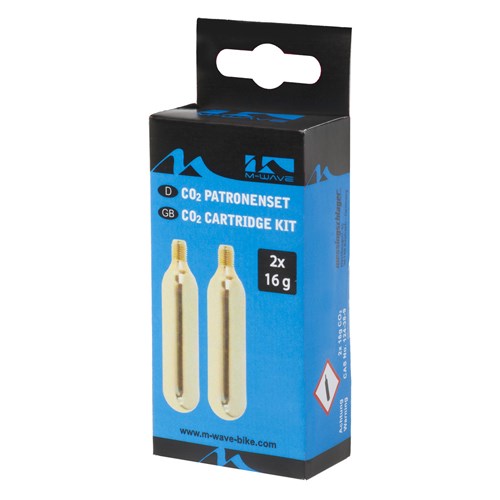 Load image into Gallery viewer, Messingschlager m-wave co2-ammo patronen (2 stuks 16 gr.)
