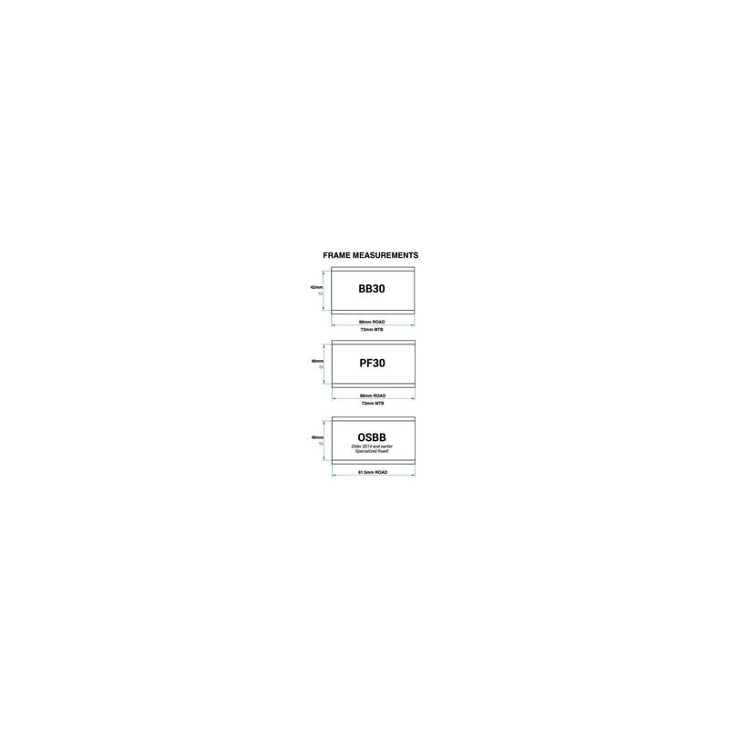 Load image into Gallery viewer, Praxis trapas adapter m24 shimano bb30 pf30 mtb 73mm