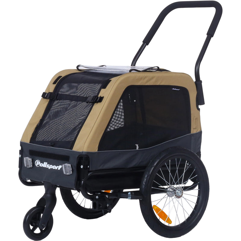 Afbeelding laden in galerijviewer, Polisport honden aanhangwagen 20 inch m tot 23kg