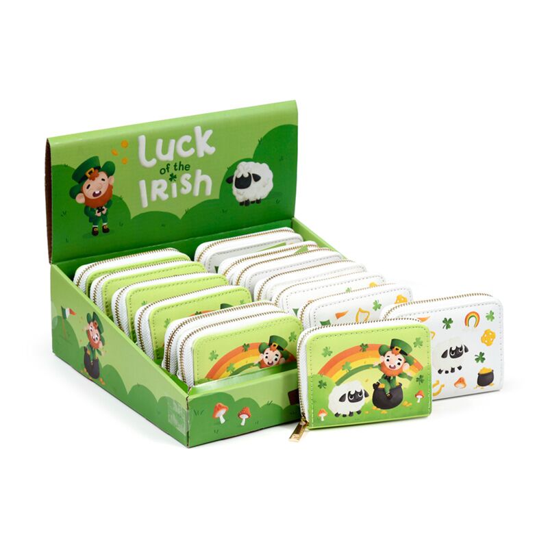 Chargez l'image dans la visionneuse de la galerie, Luck of the irish rondrits portemonnee - small