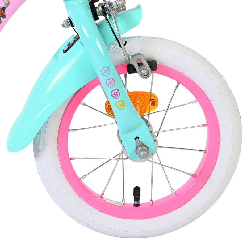 ギャラリービューアに画像をロードする, Volare paw patrol kinderfiets - meisjes - 12 inch - roze - twee handremmen