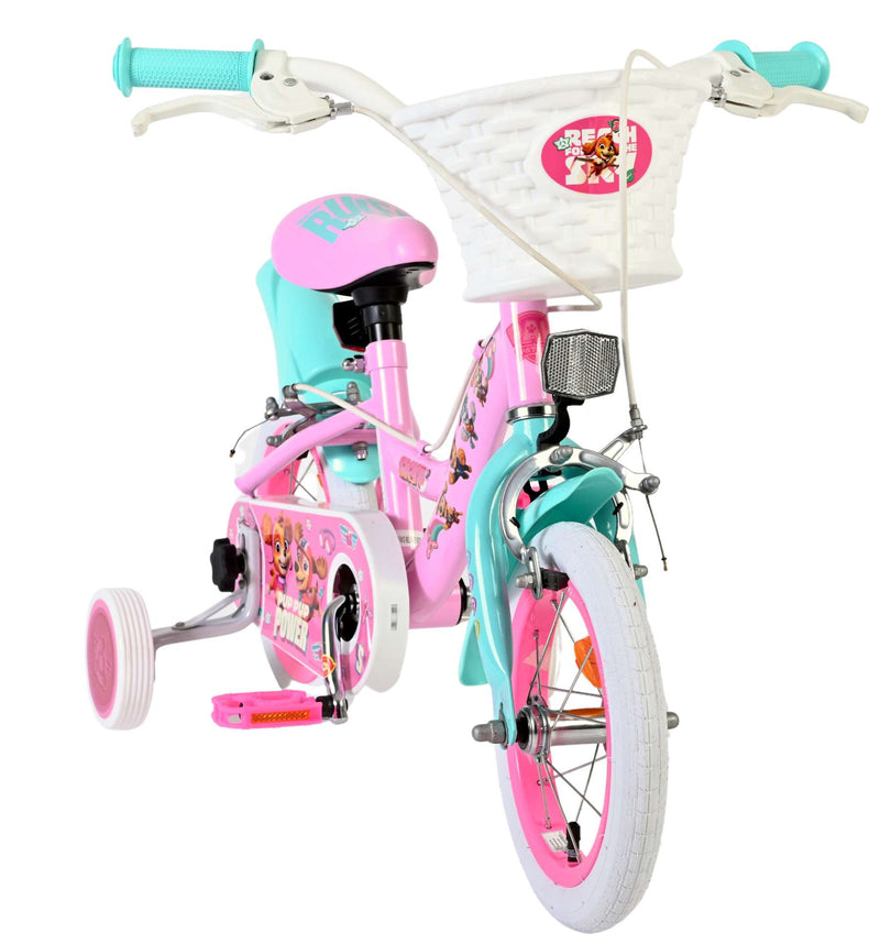 Laden Sie das Bild in Galerie -Viewer, Volare paw patrol kinderfiets - meisjes - 12 inch - roze - twee handremmen