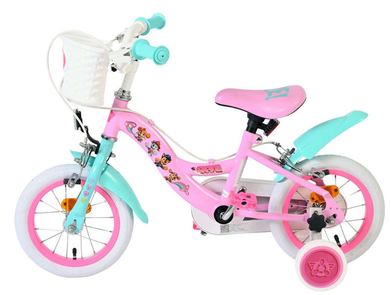 ギャラリービューアに画像をロードする, Volare paw patrol kinderfiets - meisjes - 12 inch - roze - twee handremmen