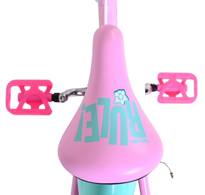 Afbeelding laden in galerijviewer, Volare paw patrol kinderfiets - meisjes - 14 inch - roze - twee handremmen