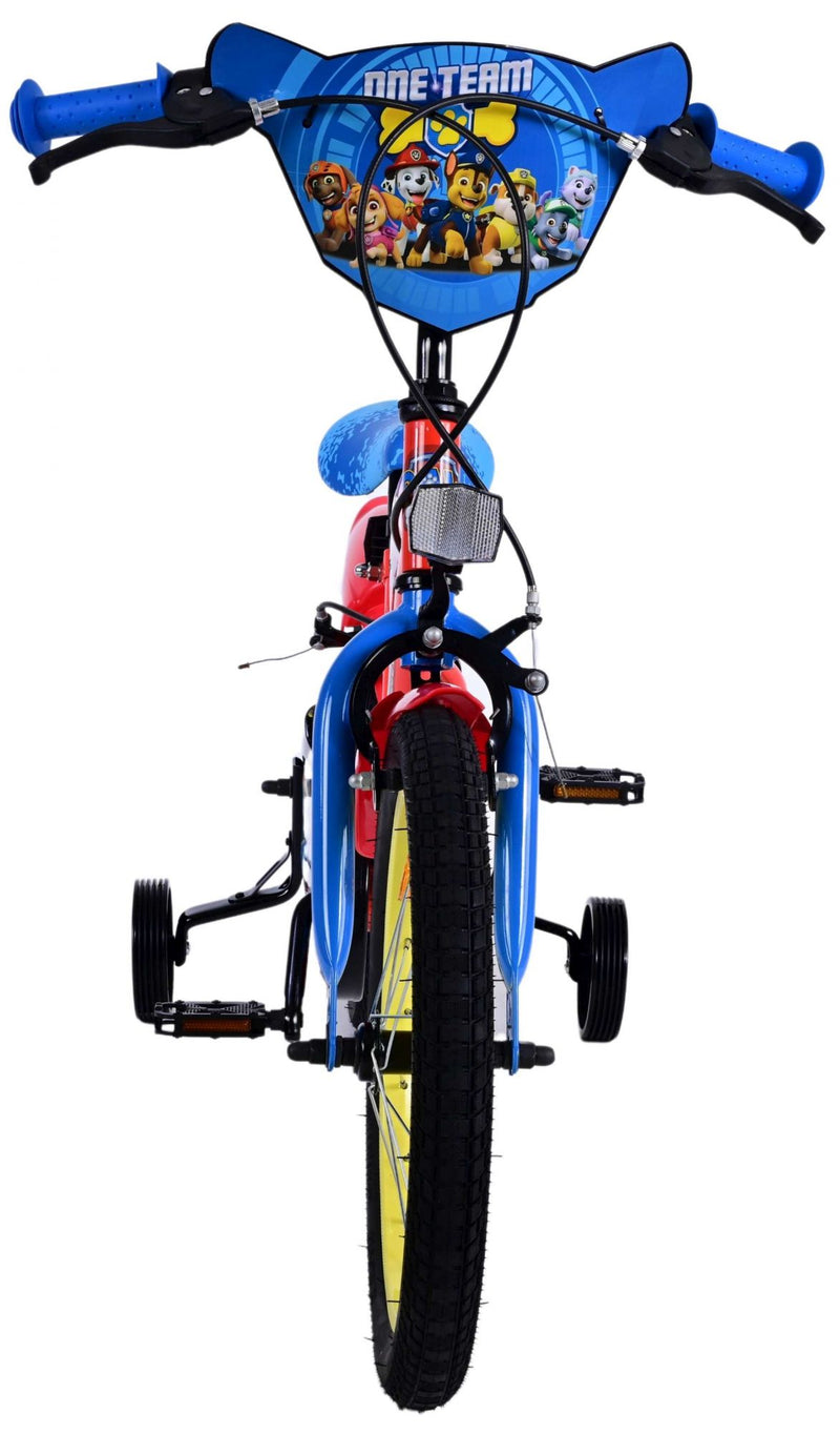 Load image into Gallery viewer, Paw Patrol Kinderfiets Jongens 16 inch Rood Twee handremmen