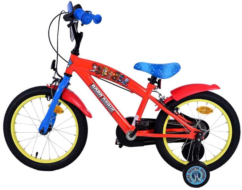 Load image into Gallery viewer, Paw Patrol Kinderfiets Jongens 16 inch Rood Twee handremmen