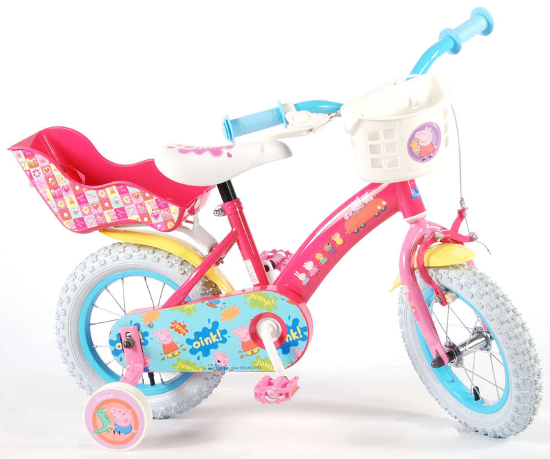Load image into Gallery viewer, Peppa Pig Kinderfiets Meisjes 12 inch Roze