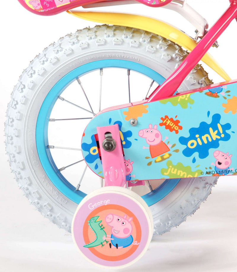 Load image into Gallery viewer, Peppa Pig Kinderfiets Meisjes 12 inch Roze