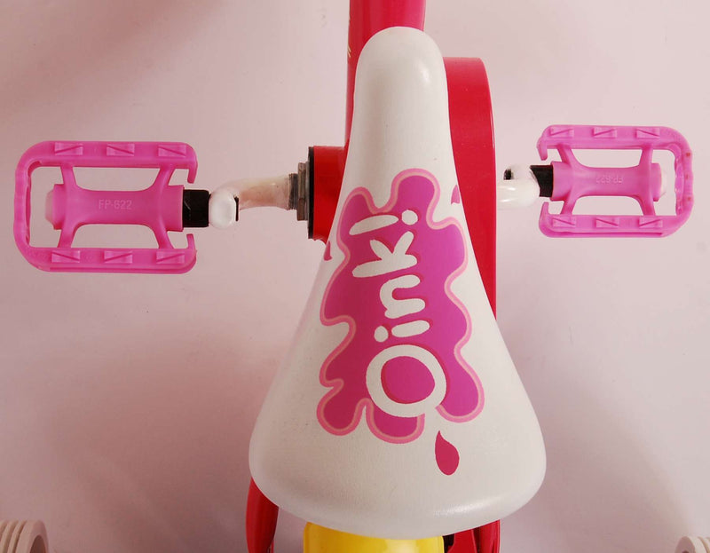 Load image into Gallery viewer, Peppa Pig Kinderfiets - Meisjes - 10 inch - Roze Blauw - Doortrapper